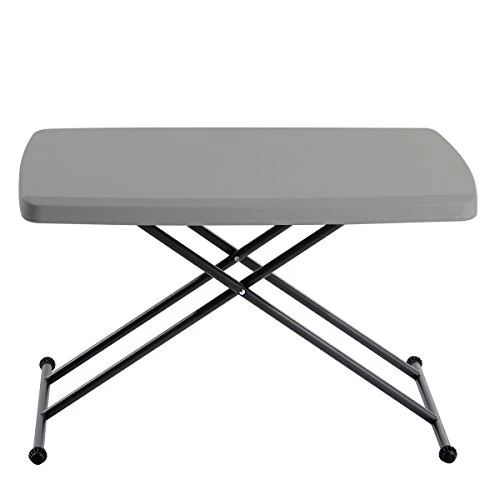 Iceberg IndestrucTable TOO 1200 Series, Personal Folding Table, Indoor/Outdoor, Commercial Grade, Charcoal, 19.5” L X 30” W X 28" H 3 Iceberg IndestrucTable TOO 1200 Series, Personal Folding Table, Indoor/Outdoor, Commercial Grade, Charcoal, 19.5” L X 30” W X 28" H - Image 3