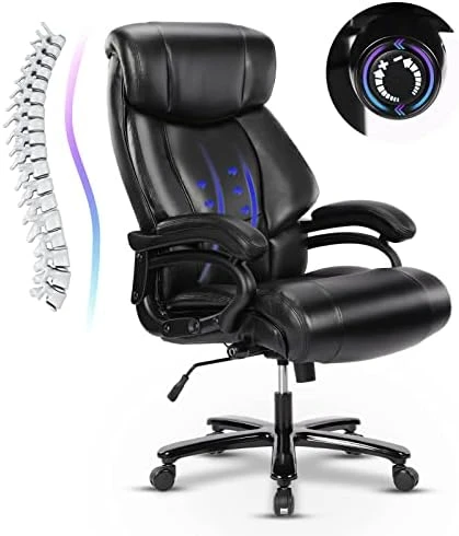 REFICCER Massage Gaming Chair High Back PU Leather PC Racing Computer Desk Office Swivel Recliner With Retractable Footrest And Adjustable Lumbar Support, Pink And White 6 REFICCER Massage Gaming Chair High Back PU Leather PC Racing Computer Desk Office Swivel Recliner With Retractable Footrest And Adjustable Lumbar Support, Pink And White - Image 6