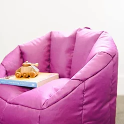 Big Joe Milano Kid's Bean Bag Chair, Pink Passion Smartmax, 2ft Small -Amazon Basics Furniture Shop 41v0E9qz2ZL