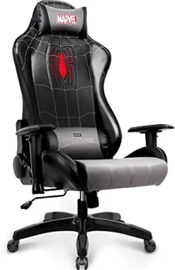 Marvel Avengers Gaming Chair Desk Office Computer Racing Chairs - Adults Gamer Ergonomic Game Reclining High Back Support Racer Leather (Spider-Man) -Amazon Basics Furniture Shop 41v0bSl6XaL. AC