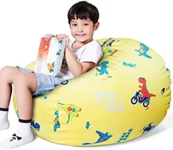 Lukeight Stuffed Animal Storage Bean Bag Chair For Adult And Kids Without Filling, Soccer Stuffed Animal Storage Bean Bag Cover, Soccer Bean Bag Chairs For Adult, (No Beans) XX-Large -Amazon Basics Furniture Shop 41wJoWndZqL. AC