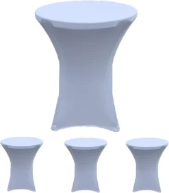 32 Round X 43" Tall Spandex Fitted Table Cover For Folding Bar Height Tables (Gold) -Amazon Basics Furniture Shop 41wkjd1mmqL. AC