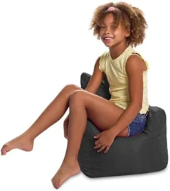 Posh Creations Structured Comfy Bean Bag Chair For Gaming, Reading, And Watching TV, Pasadena Chair, Microsuede, Microsuede - Navy Blue 28 Posh Creations Structured Comfy Bean Bag Chair For Gaming, Reading, And Watching TV, Pasadena Chair, Microsuede, Microsuede - Navy Blue -Amazon Basics Furniture Shop 41woTBrP2xL. AC