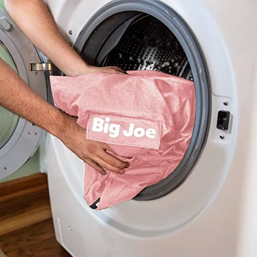 Big Joe Fuf Medium Foam Filled Bean Bag Chair With Removable Cover, Desert Rose Lenox, 3ft Big 3 Big Joe Fuf Medium Foam Filled Bean Bag Chair With Removable Cover, Desert Rose Lenox, 3ft Big - Image 3