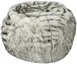 Christopher Knight Home Glendon Modern 3 Foot Faux Fur Bean Bag Cover (Only Skin), Black And White -Amazon Basics Furniture Shop 41yBvXaHrHL. AC