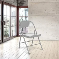 OEF Furnishings (4 Pack) Steel Folding Chairs, Grey 12 OEF Furnishings (4 Pack) Steel Folding Chairs, Grey -Amazon Basics Furniture Shop 510C3qXg9PL