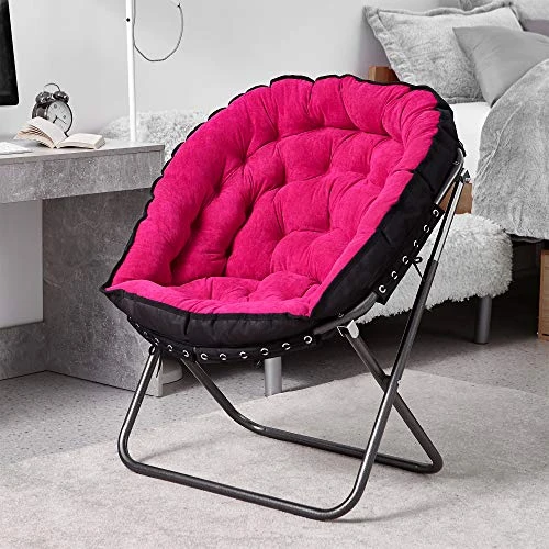 DormCo Papasan Moon Chair - Pink 1 DormCo Papasan Moon Chair - Pink