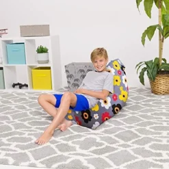 Posh Creations Bean Bag Chair For Kids, Teens And Adults -Twist Chair Large 200L Size -Amazon Basics Furniture Shop 51527GBMCML. AC