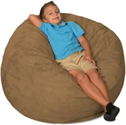 Comfy Sacks Memory Foam Bean Bag Chair, Merlot Cords -Amazon Basics Furniture Shop 515PuFW98NL. AC