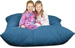 ULTIMATE SACK Ultimate Pillow: Giant Foam-Filled Furniture - Machine Washable Covers, Double Stitched Seams, Durable Inner Liner, And 100% Virgin Foam. Giant Pillow. (Purple, Suede) -Amazon Basics Furniture Shop 515zcOpGbvL. AC