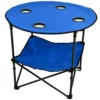 Picnic At Ascot Canvas Travel Folding Table, Royal Blue