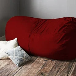 Jaxx 7 Ft Giant Bean Bag Sofa, Cinnabar -Amazon Basics Furniture Shop 518GF8uJ6BL