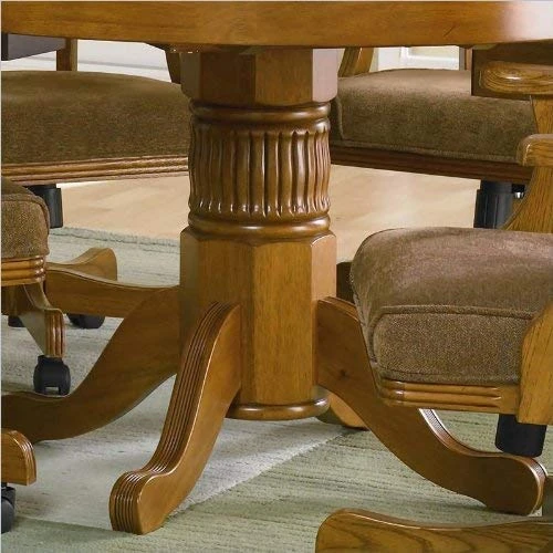 Coaster Oak Game Table Top Box 1 Of 2-Oak 2 Coaster Oak Game Table Top Box 1 Of 2-Oak - Image 2