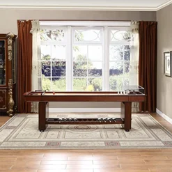 JFF Shuffleboard Table – Luxury Gaming Board With Playing Accessories – Gameroom Furniture – 274Cm Wood Game Table -Amazon Basics Furniture Shop 51CrZYrkcAS