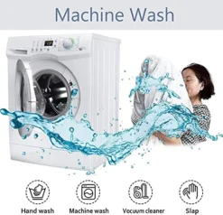 ASxmhGo Bean Bag Chairs, 7ft Giant Bean Bag Cover, Soft Fluffy Fur Bean Bag Chairs For Adults (Cover ONLY, NO Filler) Big Bean Bag Bed Oversized Lazy Bean Bag Couch(Dark Grey) 7FT (180cmx80cm) -Amazon Basics Furniture Shop 51Cykt5d03L