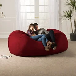 Jaxx 7 Ft Giant Bean Bag Sofa, Cinnabar -Amazon Basics Furniture Shop 51DB8jUci7L
