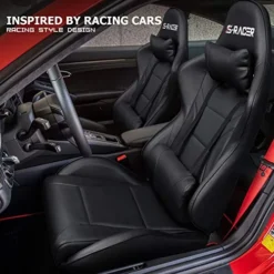 Homall Gaming Chair Computer Office High Back Leather Gamer Desk Chair Ergonomic Adjustable Swivel Racing Chair With Headrest And Lumbar Support (Black) -Amazon Basics Furniture Shop 51DzdTh0QlL