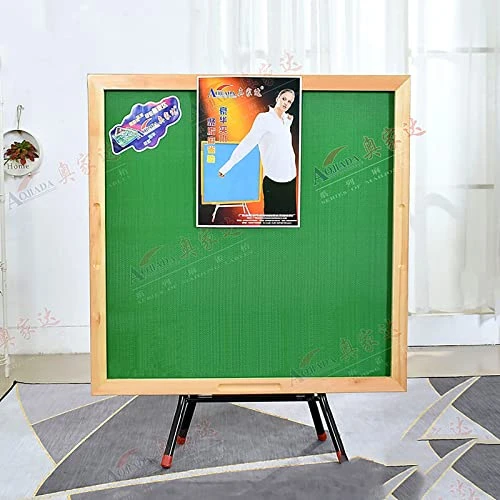 MEIMAI Mahjong Table For Home, Folding Solid Wood Card Table, Square 4 Player Game Table, Board Game Domino Table For Party Gathering Game, 35In,Log Color 2 MEIMAI Mahjong Table For Home, Folding Solid Wood Card Table, Square 4 Player Game Table, Board Game Domino Table For Party Gathering Game, 35In,Log Color - Image 2