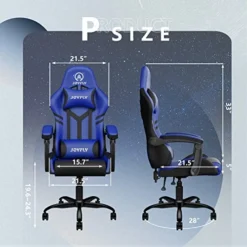 JOYFLY Gaming Chairs For Adults Gaming Chair Gamer Chair Ergonomic Reclining PC Chair With High Back, Headrest, And Lumbar Support(Blue) 15 JOYFLY Gaming Chairs For Adults Gaming Chair Gamer Chair Ergonomic Reclining PC Chair With High Back, Headrest, And Lumbar Support(Blue) -Amazon Basics Furniture Shop 51GsIszZnPL