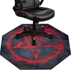 IBETTO 51x51 Inches Large Gaming Chair Octagon Carpet Natural Rubber Silent Computer Game Chair Rug Anti Slip Gamer Chair Mat For All Kinds Of Office Hard Wood Floor (Pentagram Star) 19 IBETTO 51x51 Inches Large Gaming Chair Octagon Carpet Natural Rubber Silent Computer Game Chair Rug Anti Slip Gamer Chair Mat For All Kinds Of Office Hard Wood Floor (Pentagram Star) -Amazon Basics Furniture Shop 51IsuG7umxL. AC