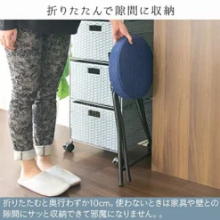 Iris Plaza OTC-47 Folding Stool, Chair, Orange, (W X D X H): Approx. 13.0 X 11.8 X 18.1 Inches (33 X 30 X 46 Cm), Compact, Lightweight, Load Capacity 176.4 -Amazon Basics Furniture Shop 51LnX9I2DHL