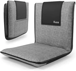 Kuya Japanese Floor Chair With Back Support - Premium Floor Seating For Adults & Kids - Meditation Cushion W/Adjustable Fully Folding Backrest & Premium Linen Washable Cover - Easy Clean Nylon Bottom 11 Kuya Japanese Floor Chair With Back Support - Premium Floor Seating For Adults & Kids - Meditation Cushion W/Adjustable Fully Folding Backrest & Premium Linen Washable Cover - Easy Clean Nylon Bottom -Amazon Basics Furniture Shop 51MJRb R2L. AC