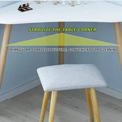 HXXXIN Triangular Desk Corner Writing Desk, Study Computer Desktop Study Writing Desk, Simple Small Apartment Space Saving Bedroom -Amazon Basics Furniture Shop 51MZ6JRtp1L