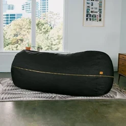 Jaxx 7 Ft Giant Bean Bag Sofa, Black Denim -Amazon Basics Furniture Shop 51Nk8AVzltL