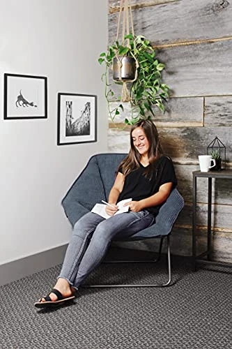 Zenithen Limited Hexagon Folding Dish Chair, Gray Corduroy - Pack Of 1 2 Zenithen Limited Hexagon Folding Dish Chair, Gray Corduroy - Pack Of 1 - Image 2