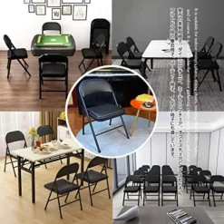 KAIHAOWIN Folding Chairs 2 Pack Vinyl Folding Chairs Portable Easy Storage Foldable Chair-Stackable Morden Commercial Seat With Powder-Coated Durable Metal Frame For Indoor/Outdoor Office Camping 8 KAIHAOWIN Folding Chairs 2 Pack Vinyl Folding Chairs Portable Easy Storage Foldable Chair-Stackable Morden Commercial Seat With Powder-Coated Durable Metal Frame For Indoor/Outdoor Office Camping -Amazon Basics Furniture Shop 51Q8vg3PYcL