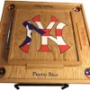 Latinos R Us Puerto Rico Domino Table New York Rican (Natural)