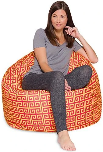 Big Comfy Bean Bag Chair: Posh Large Beanbag Chairs With Removable Cover For Kids, Teens And Adults - Polyester Cloth Puff Sack Lounger Furniture For All Ages - 27 Inch - Heather Gray 10 Big Comfy Bean Bag Chair: Posh Large Beanbag Chairs With Removable Cover For Kids, Teens And Adults - Polyester Cloth Puff Sack Lounger Furniture For All Ages - 27 Inch - Heather Gray - Image 10