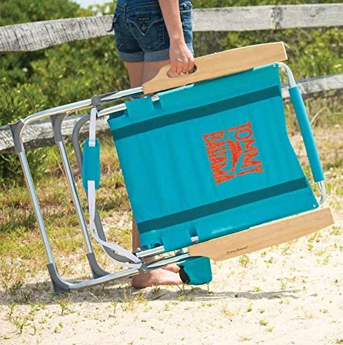 Tommy Bahama 7 Position Hi-Boy Beach Chair, Blue 2 Tommy Bahama 7 Position Hi-Boy Beach Chair, Blue - Image 2