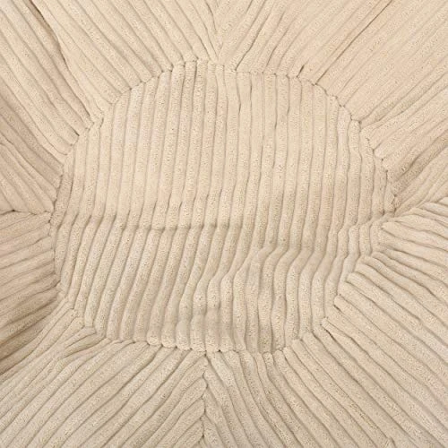 Christopher Knight Home Samantha 3 Foot Beanbag, Ivory 5 Christopher Knight Home Samantha 3 Foot Beanbag, Ivory - Image 5