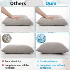 Shredded Memory Foam Filling For Bean Bag Filler Foam- Premium Soft Pillow Stuffing Foam- Couch Cushion Filling For Pouf Dog Beds Bean Bag Chairs Arts Crafts, Without Added Gel Particles (5LB) -Amazon Basics Furniture Shop 51Rsvhmo6wL