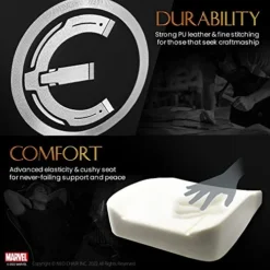 Marvel Eternals Gaming Chair Desk Office Computer Racing Chairs - Adults Gamer Ergonomic Game Footrest Reclining High Back Support Racer Leather Foot Rest (Eternals) 9 Marvel Eternals Gaming Chair Desk Office Computer Racing Chairs - Adults Gamer Ergonomic Game Footrest Reclining High Back Support Racer Leather Foot Rest (Eternals) -Amazon Basics Furniture Shop 51SyxzQHVhL