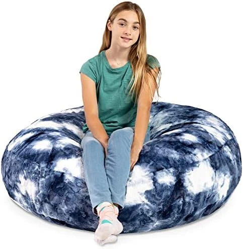 Jaxx Bean Bags Cocoon Junior Kids Bean Bag, 4-Feet, Blueberry Microsuede 12 Jaxx Bean Bags Cocoon Junior Kids Bean Bag, 4-Feet, Blueberry Microsuede - Image 12