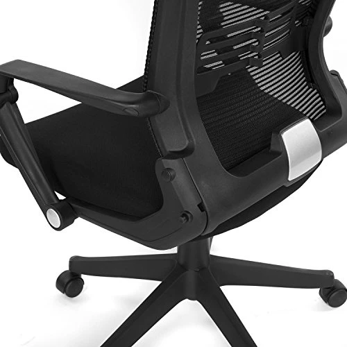 ErgoHQ ImpecGear Mesh Back/Fabric Seats W/Black Frame Easy Folding Fold Out Chairs (Kairo Black With Headrest) 5 ErgoHQ ImpecGear Mesh Back/Fabric Seats W/Black Frame Easy Folding Fold Out Chairs (Kairo Black With Headrest) - Image 5