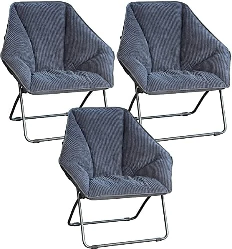 Zenithen Limited Hexagon Folding Dish Chair, Gray Corduroy - Pack Of 1 14 Zenithen Limited Hexagon Folding Dish Chair, Gray Corduroy - Pack Of 1 - Image 14