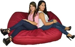 Cozy Sack Bean Bag Chair: Large 4 Foot Cozy Foam Filled Bean Bag – Large Bean Bag Chair, Protective Liner, Plush Micro Fiber Removable Cover - Purple -Amazon Basics Furniture Shop 51Z57OirYWL. AC