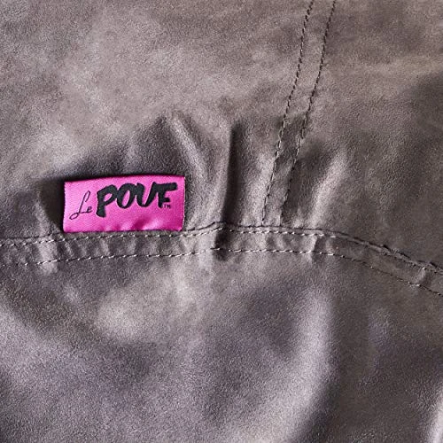 Great Deal Furniture Haley 6 Ft Faux Suede Microfiber Bean Bag (Charcoal) 5 Great Deal Furniture Haley 6 Ft Faux Suede Microfiber Bean Bag (Charcoal) - Image 5