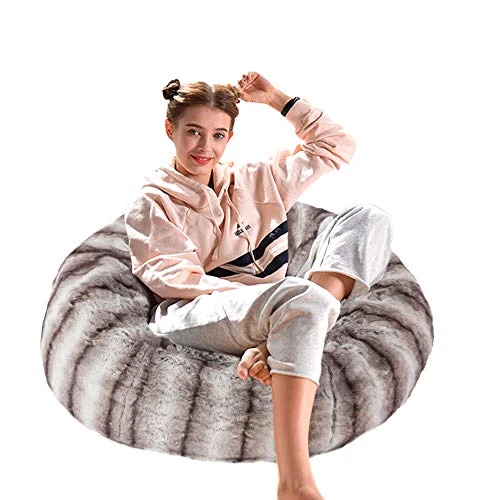 Dporticus Bean Bag Chair, Memory Foam Filling Sofa With Furry Fur Plush Cover, For Adults And Kids 3 Ft, Crepe Print 1 Dporticus Bean Bag Chair, Memory Foam Filling Sofa With Furry Fur Plush Cover, For Adults And Kids 3 Ft, Crepe Print