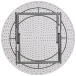 Flash Furniture 6-Foot Round Granite White Plastic Folding Table 10 Flash Furniture 6-Foot Round Granite White Plastic Folding Table -Amazon Basics Furniture Shop 51cFnFf727L