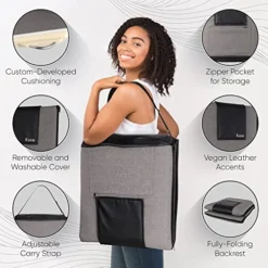 Kuya Japanese Floor Chair With Back Support - Premium Floor Seating For Adults & Kids - Meditation Cushion W/Adjustable Fully Folding Backrest & Premium Linen Washable Cover - Easy Clean Nylon Bottom 8 Kuya Japanese Floor Chair With Back Support - Premium Floor Seating For Adults & Kids - Meditation Cushion W/Adjustable Fully Folding Backrest & Premium Linen Washable Cover - Easy Clean Nylon Bottom -Amazon Basics Furniture Shop 51dnC738DGL