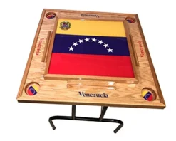 Latinos R Us Venezuela Domino Table The Full Flag