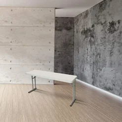 OEF Furnishings 5 Foot Heavy Duty Seminar Folding Table, 18" X 60", Light Grey 17 OEF Furnishings 5 Foot Heavy Duty Seminar Folding Table, 18" X 60", Light Grey -Amazon Basics Furniture Shop 51h60bqxl2L
