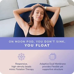 Moon Pod Adult Beanbag Chair, Gray – The Zero-Gravity Bean Bag Chair For Stress, Comfort, And All Day Deep Relaxation – Ultra Soft And Ergonomic Support For Back And Neck – For The Whole Family -Amazon Basics Furniture Shop 51hNZxvQ5oL