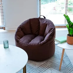 Big Joe Milano Bean Bag Chair, Dark Cocoa Plush, 2.5ft -Amazon Basics Furniture Shop 51j48r3DUJL