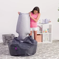 Posh Creations Foam Filling EPS Bean Bag Refill, 75 L, White With EZ-Pour Zipper Spout, -Amazon Basics Furniture Shop 51jD5qAY7rL