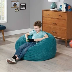 Christopher Knight Home Samantha 3 Foot Beanbag, Dark Teal 8 Christopher Knight Home Samantha 3 Foot Beanbag, Dark Teal -Amazon Basics Furniture Shop 51kzVlojH5L